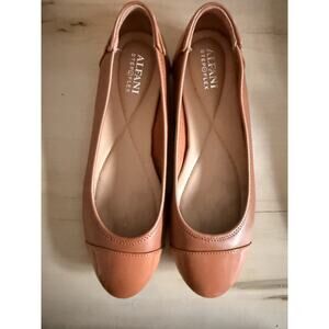 Alfani Step N Flex Tavii Cognac Cap Toe Ballet Flats Size 7.5